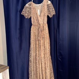 Baltic Born champagne dress NWT size small